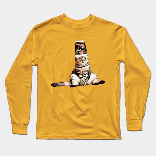 Cup o Neko Long Sleeve T-Shirt by chilangopride